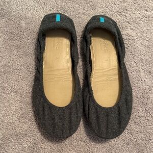 Tieks Graystone Flats size 7
